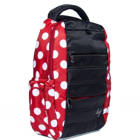 Lug Hopper Backpack Crimson Large Dot Disney Minnie Mouse Polka Dots